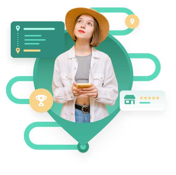 moovego client exploring the city